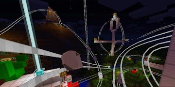 ExRollerCoaster Mod Minecraft PE plakat