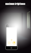 برنامه‌نما Bright White Screen Flashlight عکس از صفحه