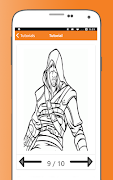 How to Draw Assassins Creed Characters 스크린샷 6