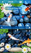 Live 3D Koi Fish Keyboard Theme screenshot 1