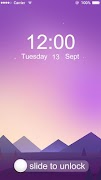 6 Schermata Applock Theme Mountain