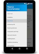2 Schermata React.js Offline Documentation