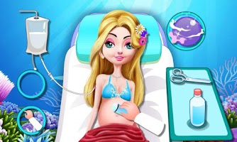 Mermaid Princess Baby Check-Up screenshot 1