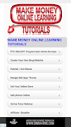 Make Money Online Learning Tutorials poster