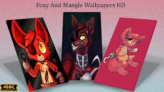 Poster Foxy and  Mangle Fnaf 4K Wallpapers 2019