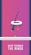 برنامه‌نما Fire Balls - Dunk Through Ring 3D عکس از صفحه