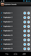 Explosion Sounds Ringtone ภาพหน้าจอ 1