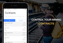 برنامه‌نما Coinface - Bitcoin Mining & more عکس از صفحه