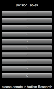 Division Tables Flash Cards screenshot 6