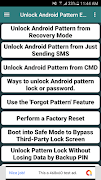 Unlock Android Pattern Easy Guide poster