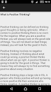 Positive Thinking Course captura de pantalla 3
