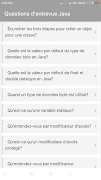 Questions d'entrevue Java скриншот 1
