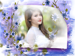 bingkai foto bunga poster