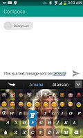 Girlfriend Keyboard Emoticons Screenshot 3