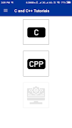 C and C++ Tutorials تصوير الشاشة 1