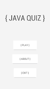 Quiz Game - JAVA Affiche