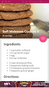 Molasses Cookie Recipes screenshot 6