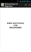 BirdWatching For Beginners. स्क्रीनशॉट 1