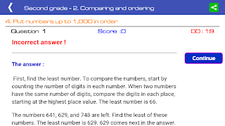 Second grade math اسکرین شاٹ 3