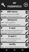 برنامه‌نما Password Remember App عکس از صفحه