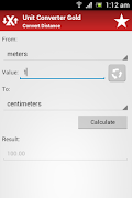 Unit Converter Gold screenshot 2