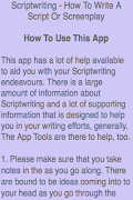 Scriptwriting ảnh chụp màn hình 3