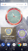Sparkling Clock Widget تصوير الشاشة 2