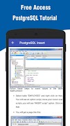 PostgreSQL Tutorial स्क्रीनशॉट 2