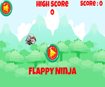 4 Schermata Flappy Ninja