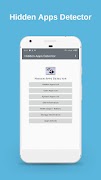 Hidden Apps Detector capture d'écran 1