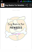 Dog Basics for Newbies. स्क्रीनशॉट 1