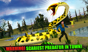 Angry Anaconda Attack 3D Affiche