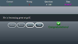 English Grammar test for class 10 screenshot 4