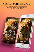 Lion Passcode Lock Screen ポスター
