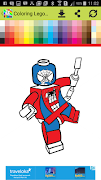 Coloring Lego Superhero Books captura de pantalla 2