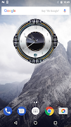 3D Luxury Silver Clock screenshot 1