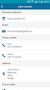Visma Contacts syot layar 4