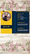 Creative Biodata Maker captura de pantalla 1