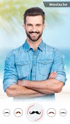 Man Mustache and Hair Styles : Boys Photo Editor اسکرین شاٹ 2
