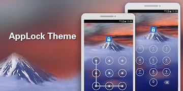 Applock Theme Mountain скриншот 3