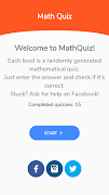 برنامه‌نما MathQuiz - Math Test عکس از صفحه