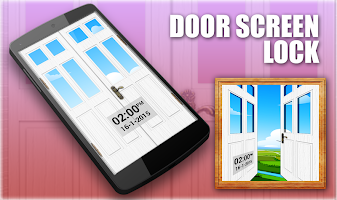 Phone sreen lock- Door lock الملصق