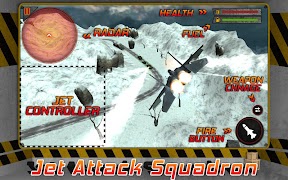 Poster Attacco Jet squadrone