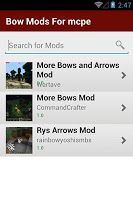 Bow Mods For mcpe screenshot 1