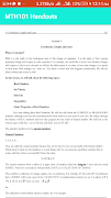 2 Schermata MTH101 Handouts