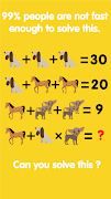 Genius Maths Puzzle Poster