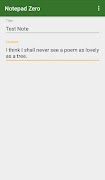 Notepad Zero скриншот 1