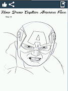 How Draw Captain America screenshot 4