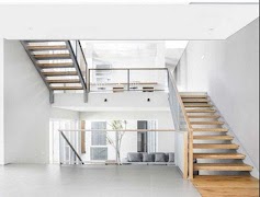 Treppenhaus Design Plakat