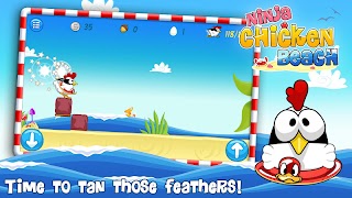 Ninja Chicken Beach screenshot 1